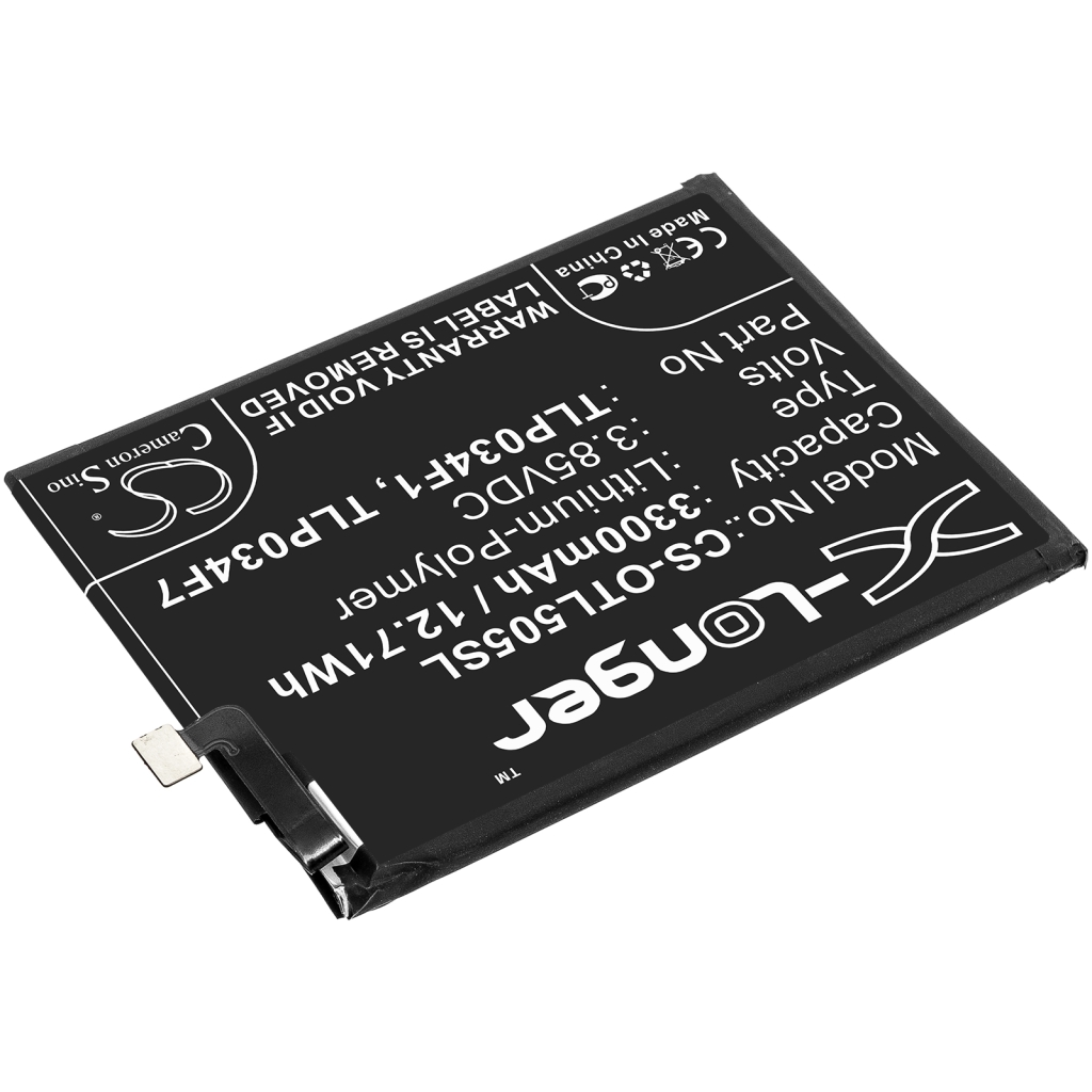 Kompatibilis akkumulátor csere Alcatel TLP034F1,TLP034F7