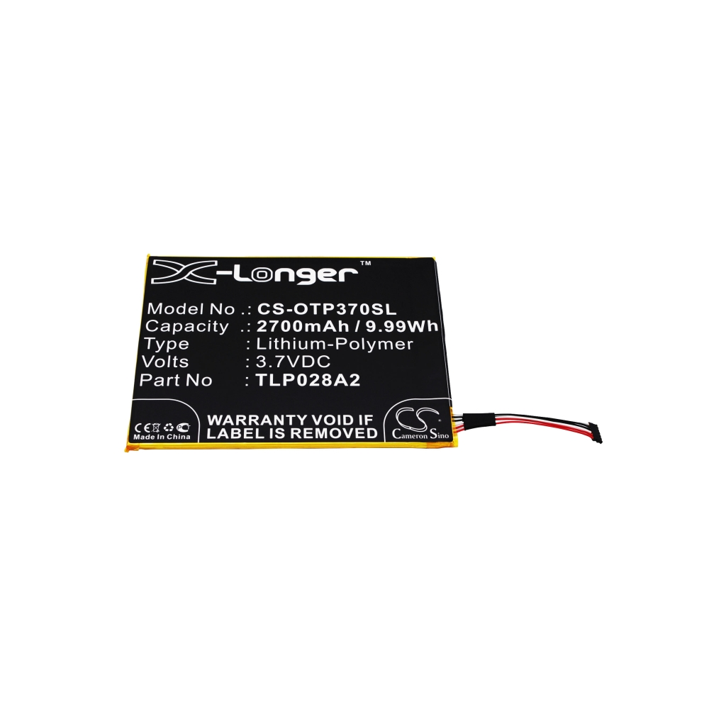 Kompatibilis akkumulátor csere Alcatel TLP028A2