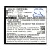 Kompatibilis akkumulátor csere Alcatel TLI013A1,TLI013A7