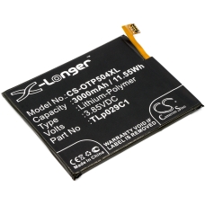 Kompatibilis akkumulátor csere Alcatel TLP029C1