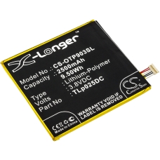 Kompatibilis akkumulátor csere Alcatel TLP025D2,TLP025DC