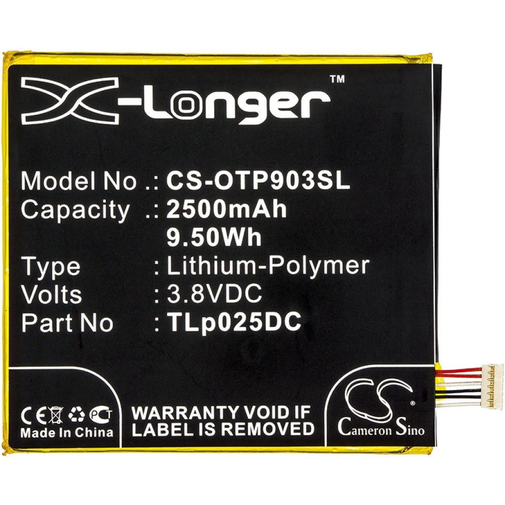 Kompatibilis akkumulátor csere Alcatel TLP025D2,TLP025DC