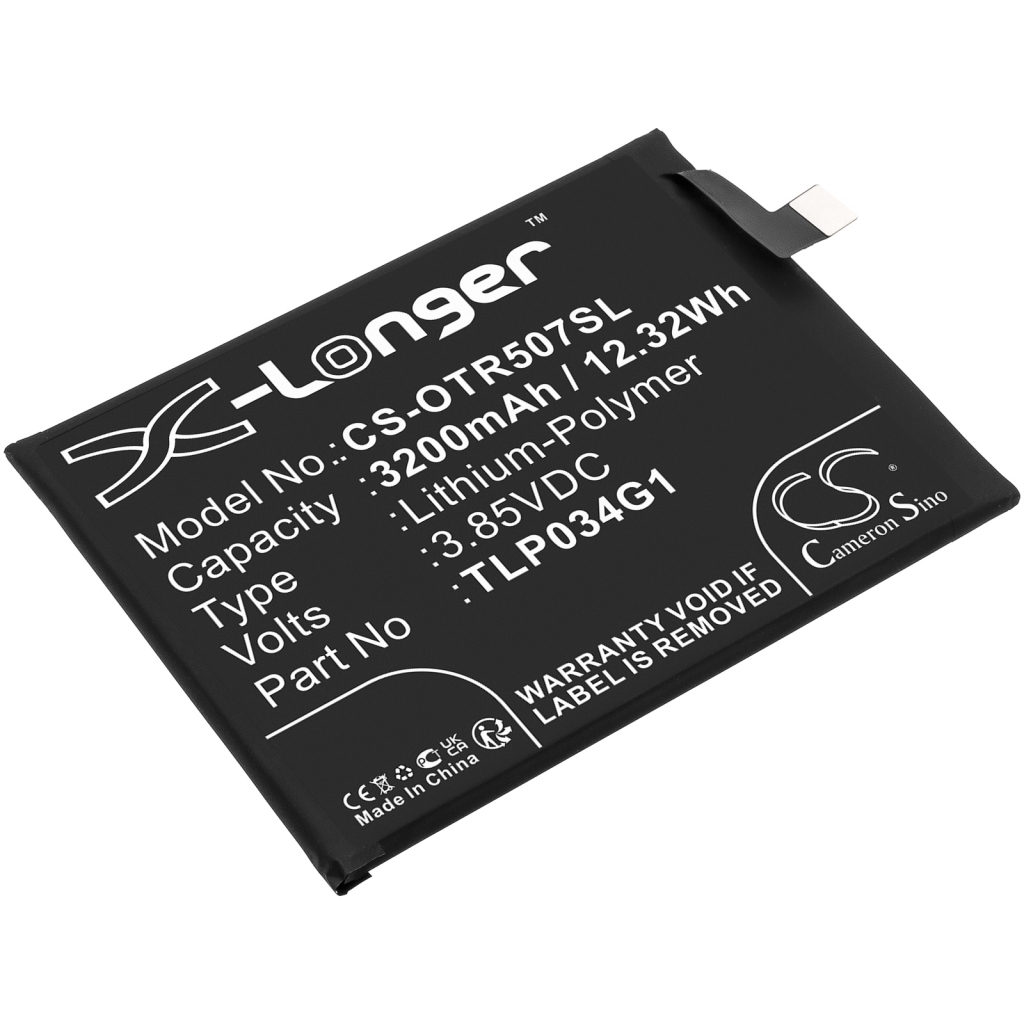 Kompatibilis akkumulátor csere Alcatel TLP034G1