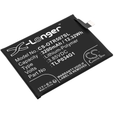 Kompatibilis akkumulátor csere Alcatel TLP034G1