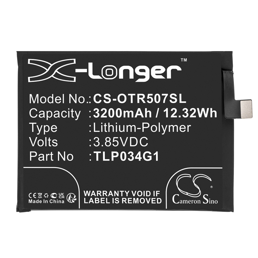 Kompatibilis akkumulátor csere Alcatel TLP034G1