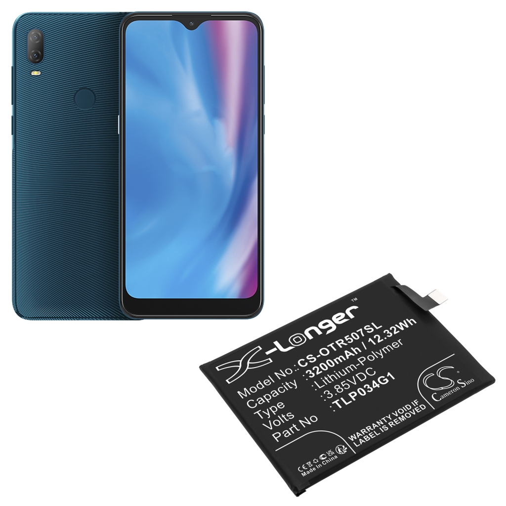 Kompatibilis akkumulátor csere Alcatel TLP034G1