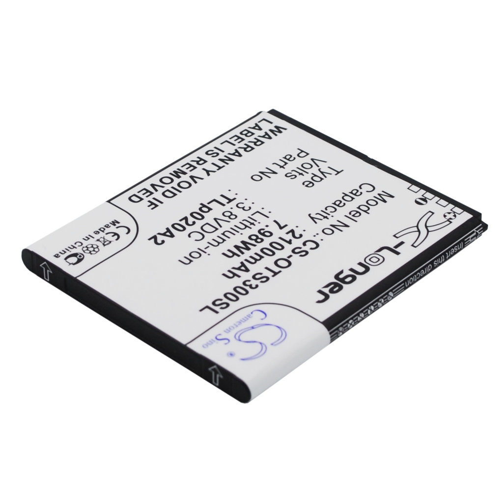 Kompatibilis akkumulátor csere Alcatel TLI020A1,TLP020A2