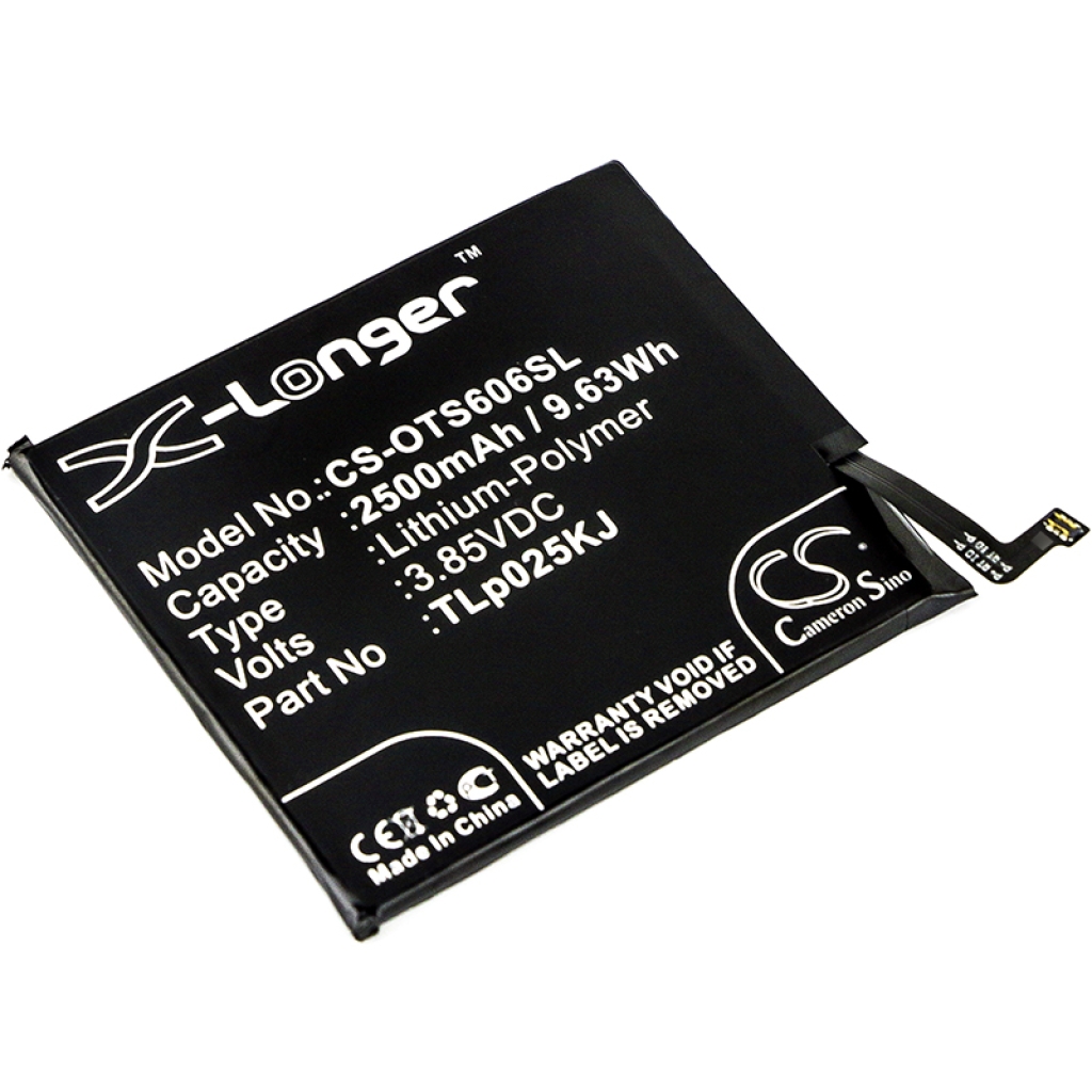 Kompatibilis akkumulátor csere Alcatel TLP025K1,TLP025KJ