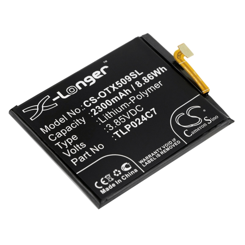 Kompatibilis akkumulátor csere Alcatel TLP024C7