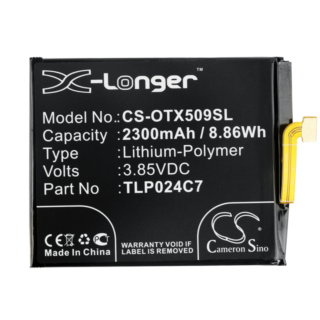Kompatibilis akkumulátor csere Alcatel TLP024C7