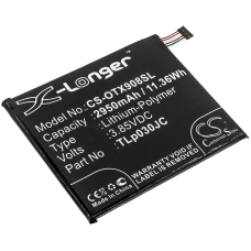 Kompatibilis akkumulátor csere Alcatel CAC3000034CC,TLP030JC