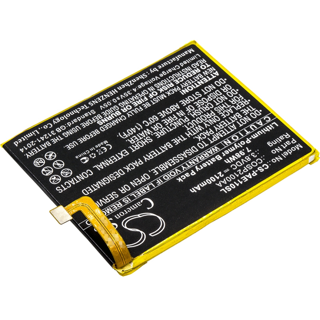 Kompatibilis akkumulátor csere Panasonic COSP2100AA