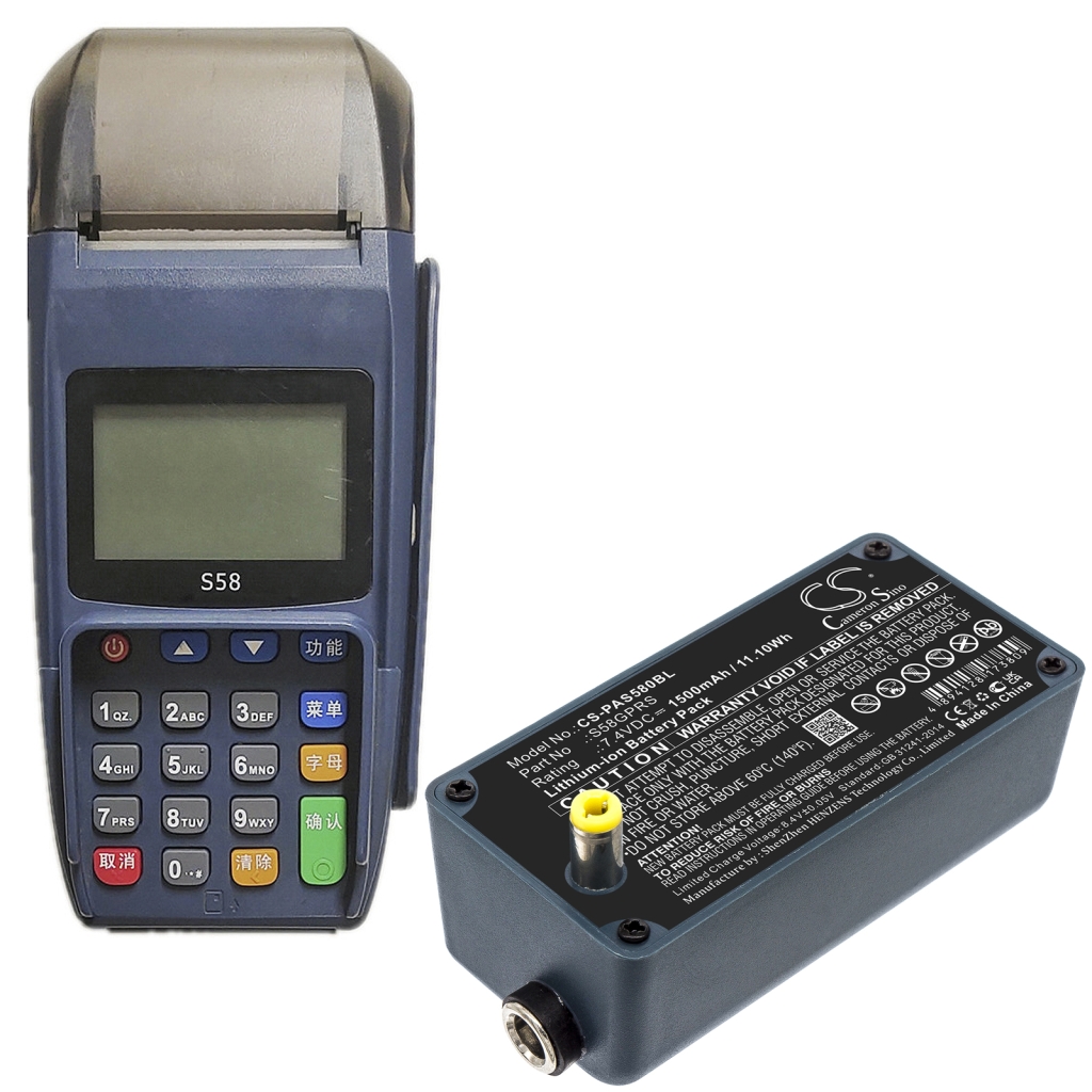 Akkumulátorok Helyettesíti a S58GPRS