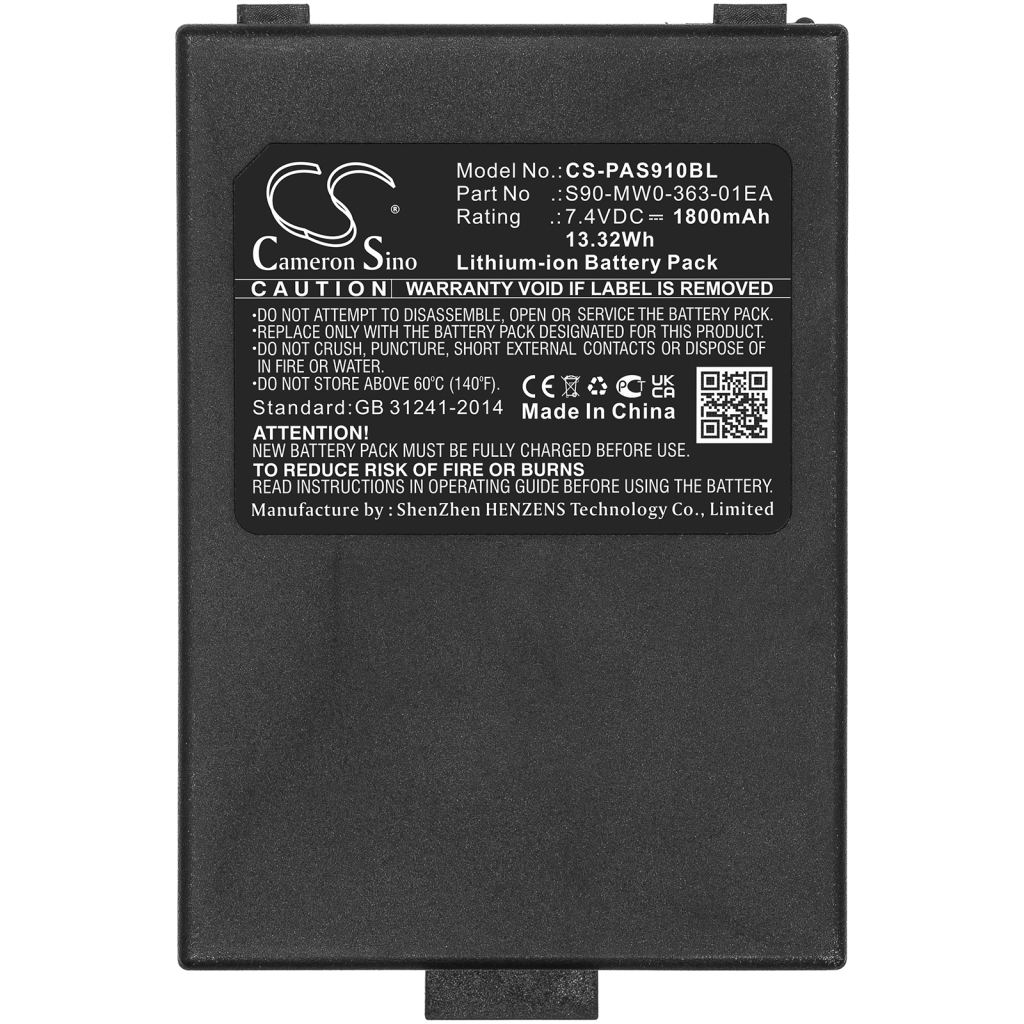 Akkumulátorok fizetési terminálokhoz Pax S90 3G (CS-PAS910BL)