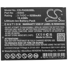 Kompatibilis akkumulátor csere Pax IS900