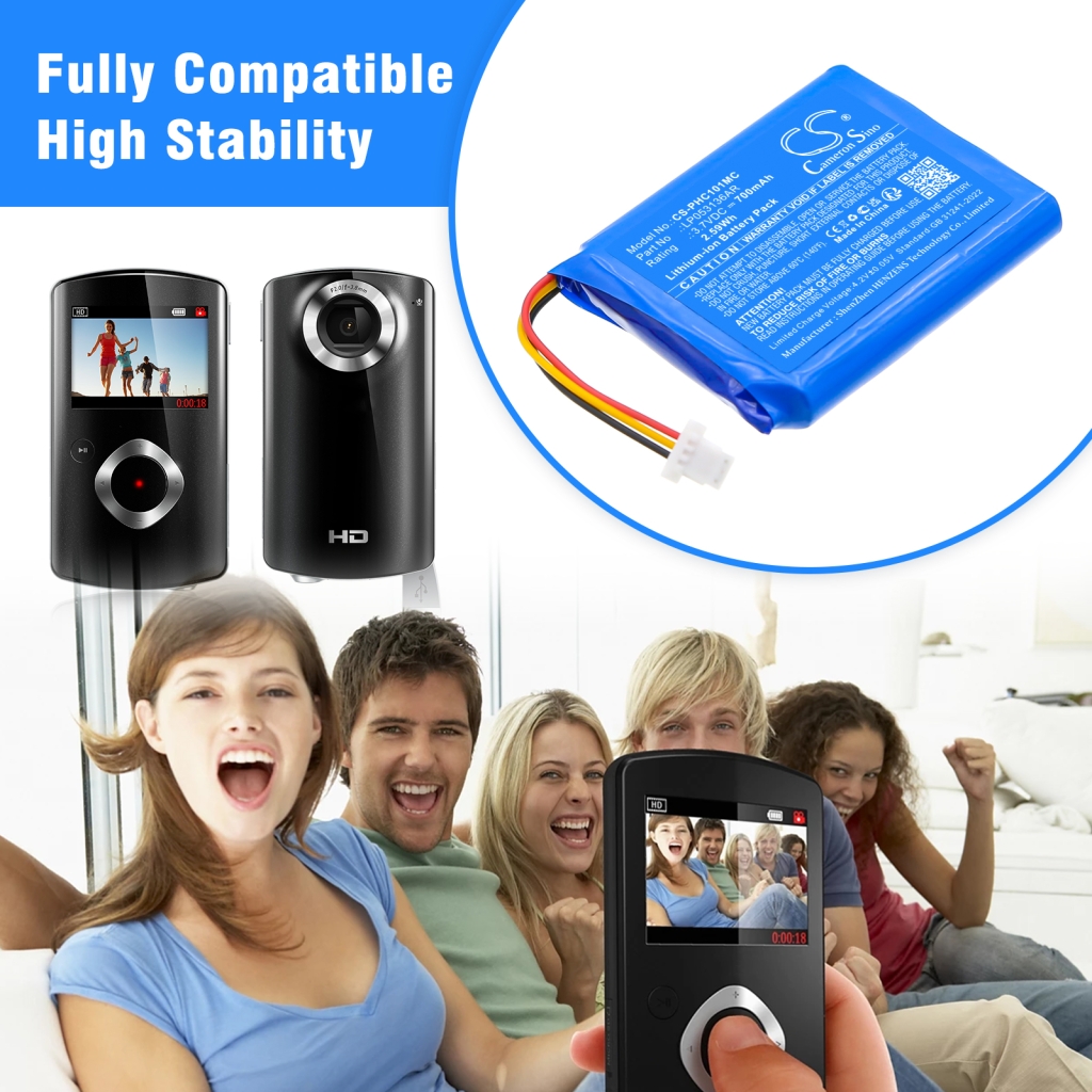 Fényképezőgép akkumulátorok PHILIPS ESee CAM101BL/00 (CS-PHC101MC)