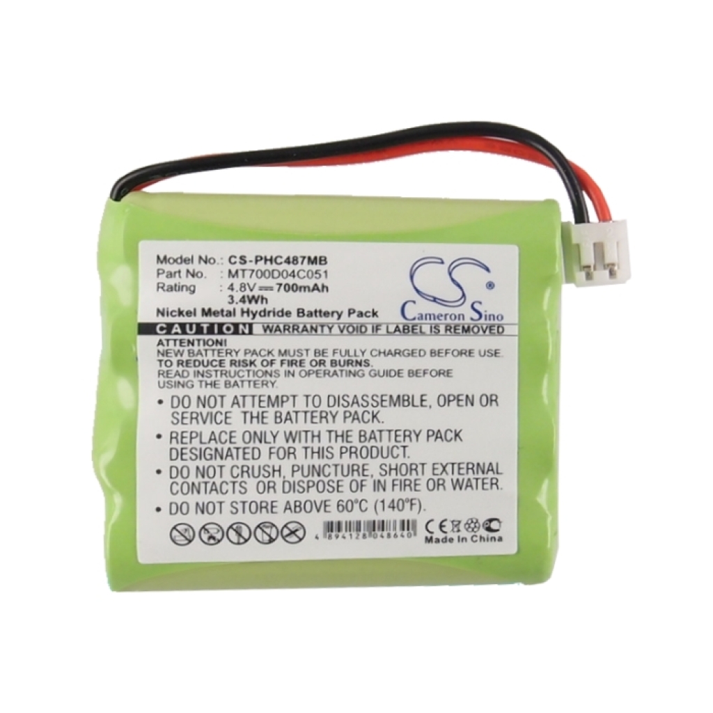 Kompatibilis akkumulátor csere Philips MT700D04C051