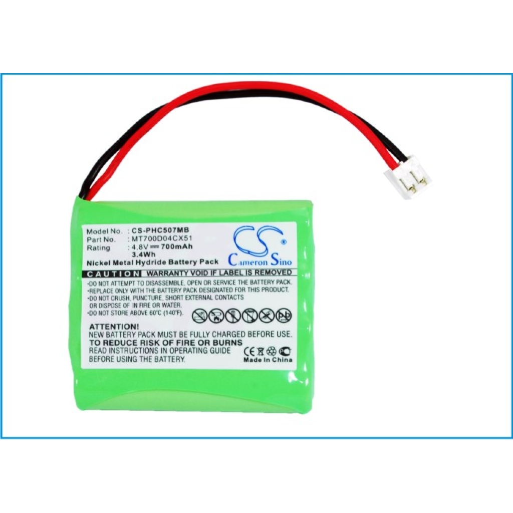 Kompatibilis akkumulátor csere Philips MT700D04CX51
