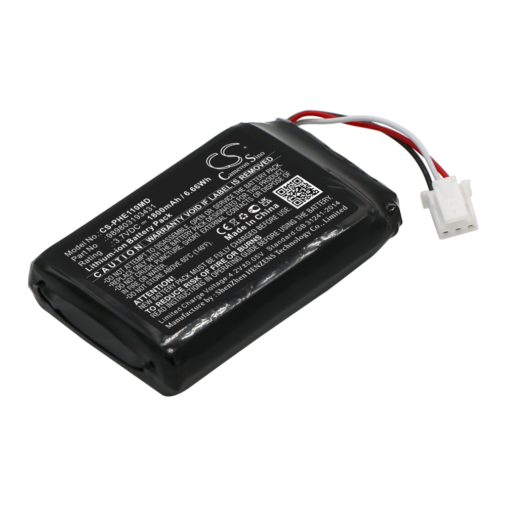 Kompatibilis akkumulátor csere Philips 989803193431