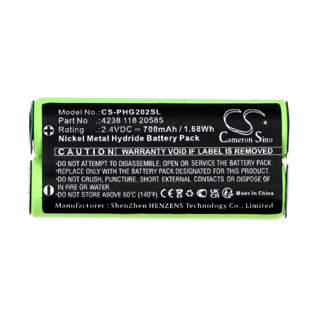 Kompatibilis akkumulátor csere Philips 4238 118 20585