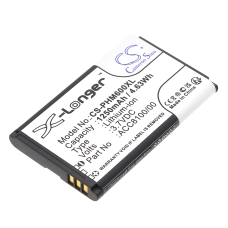 Compatible battery replacement for Philips 8403 810 00011,ACC8100,ACC8100/00