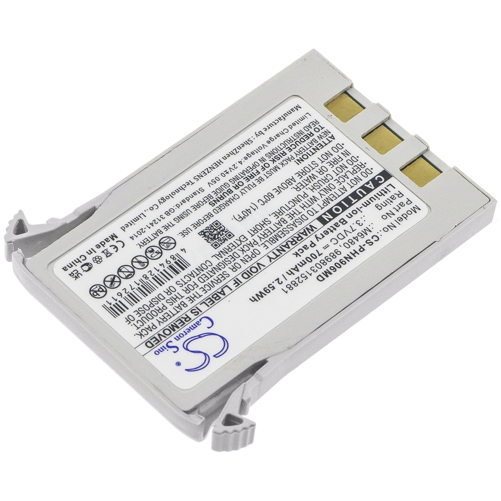 Kompatibilis akkumulátor csere Philips 989803152881,M6480