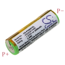Kompatibilis akkumulátor csere Philips 138-10584,422203613480,93154,93154-101