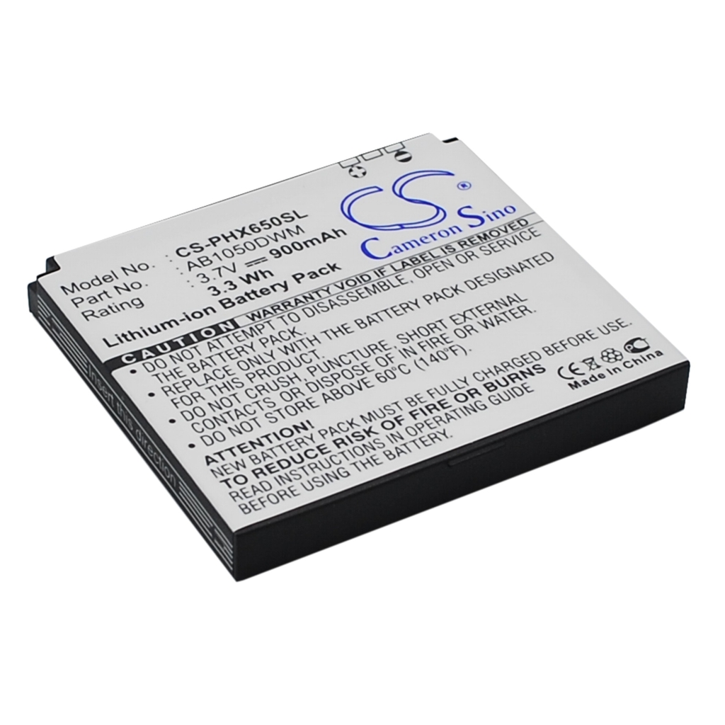 Kompatibilis akkumulátor csere Philips AB1050DWM