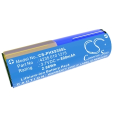 Kompatibilis akkumulátor csere Philips 3000 040 83812,3000 044 23991,4235 010 09163,4235 010 09164,4235 010 10613...