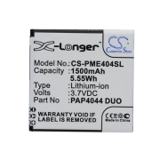 CS-PME404SL<br />Akkumulátorok   akkumulátort cserél PAP4044 DUO