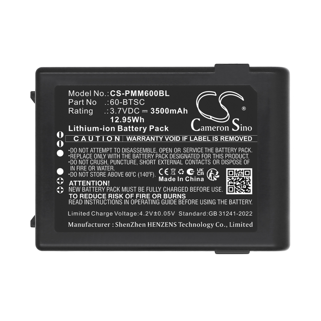 Akkumulátor kompatibilis a következőkkel Point mobile CS-PMM600BL