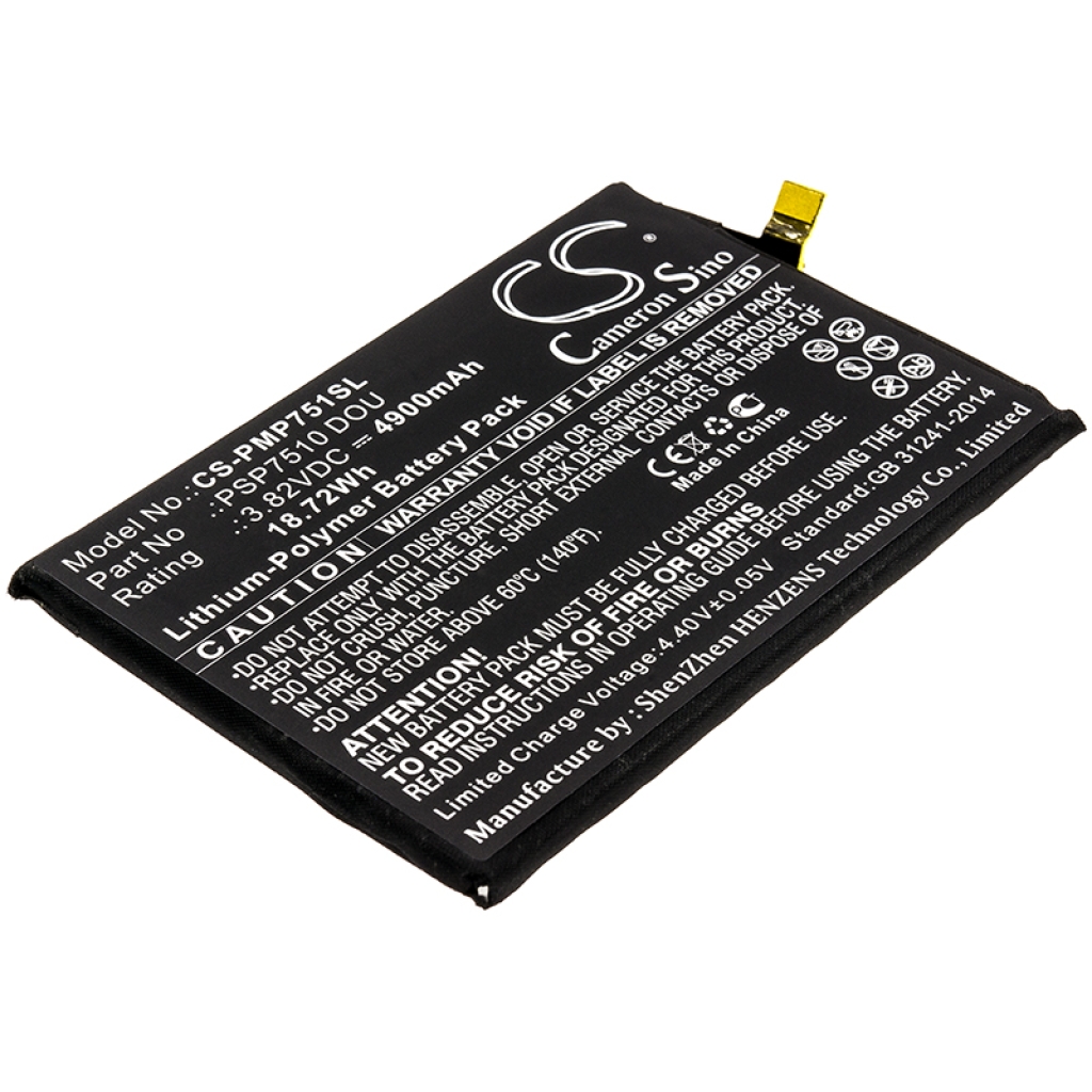 Akkumulátorok Helyettesíti a PSP7510 DOU