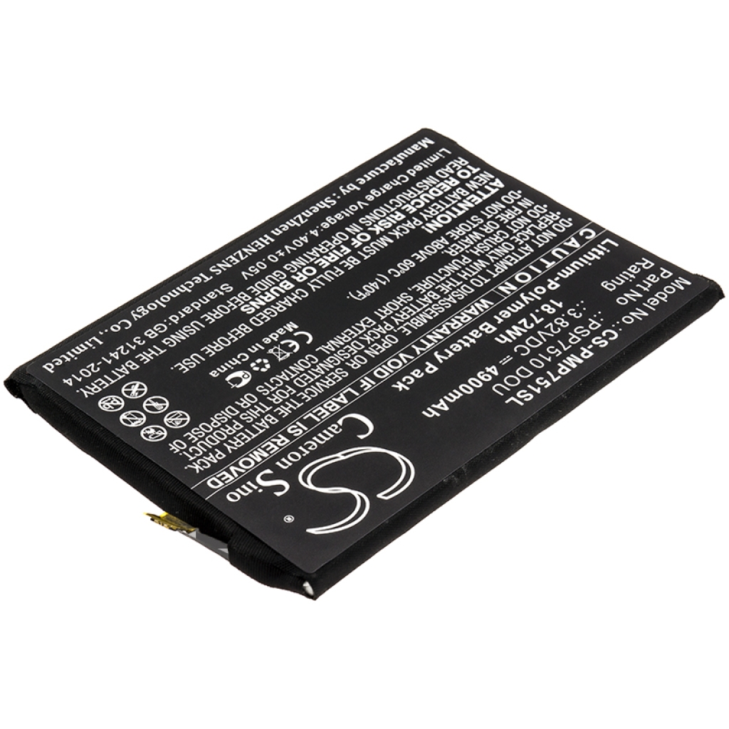 Akkumulátorok Helyettesíti a PSP7510 DOU