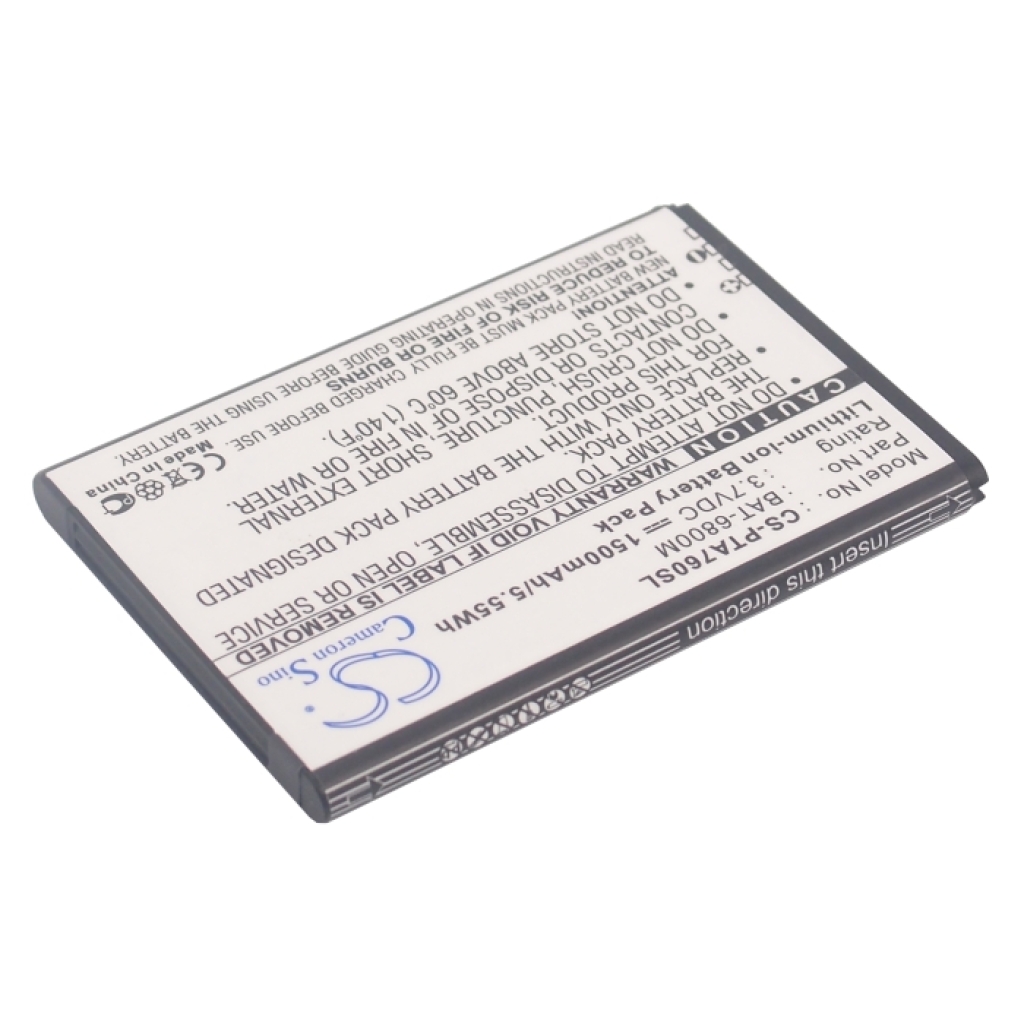 Kompatibilis akkumulátor csere Pantech BAT-6800M