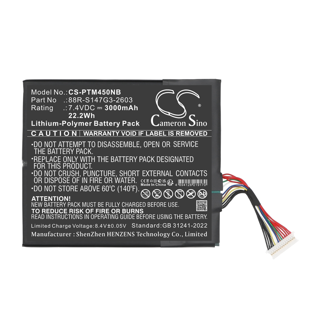 Akkumulátor Helyettesíti a 88R-S147G3-2603