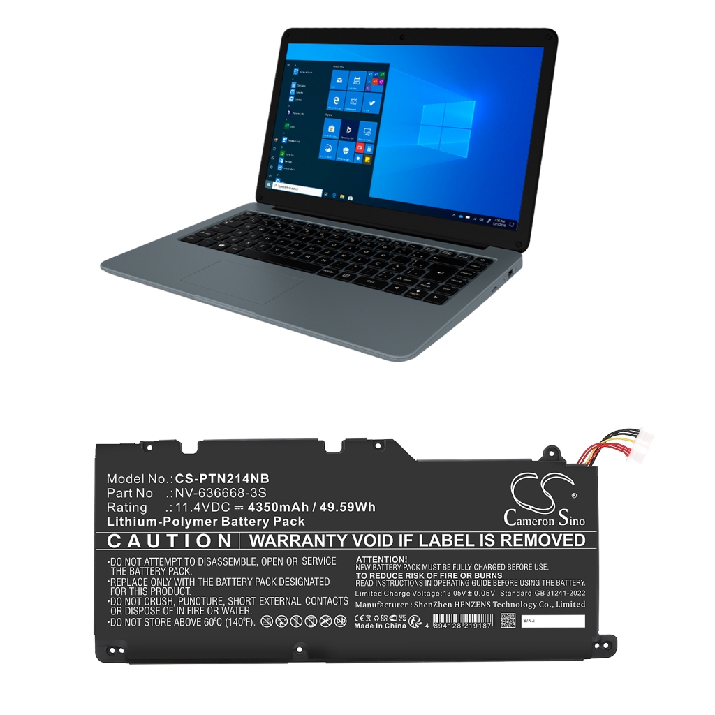 Akkumulátor Helyettesíti a NV-636668-3S
