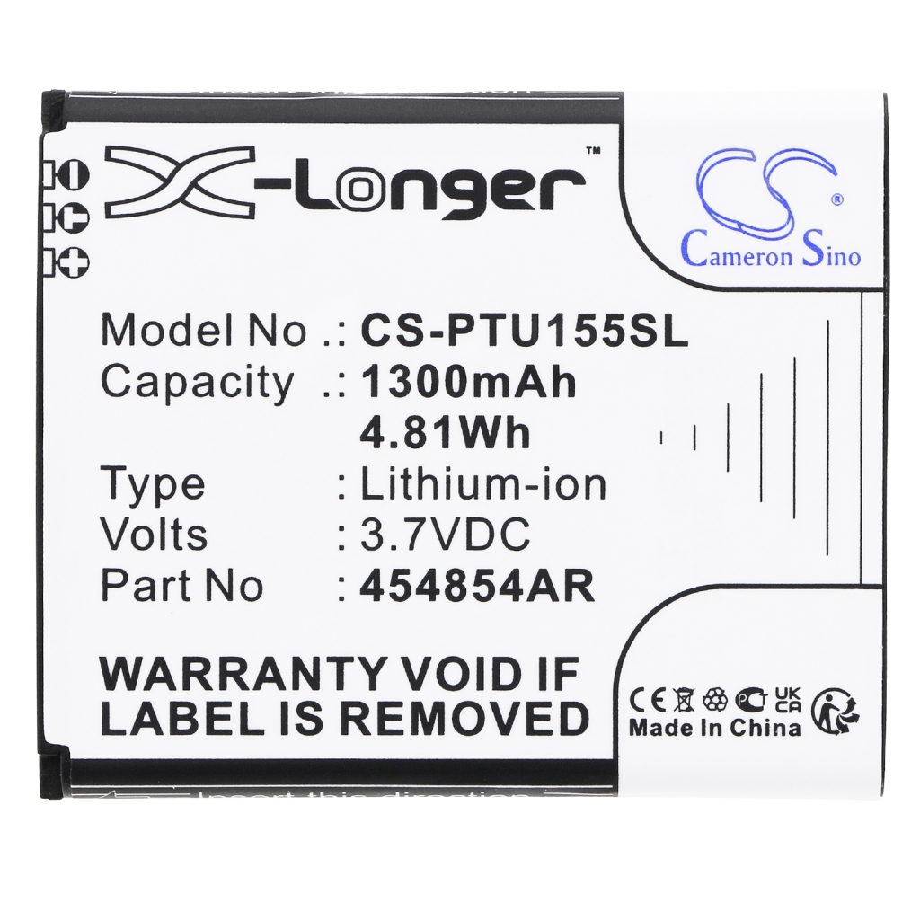 Kompatibilis akkumulátor csere Panasonic 454854AR,454854AR-E