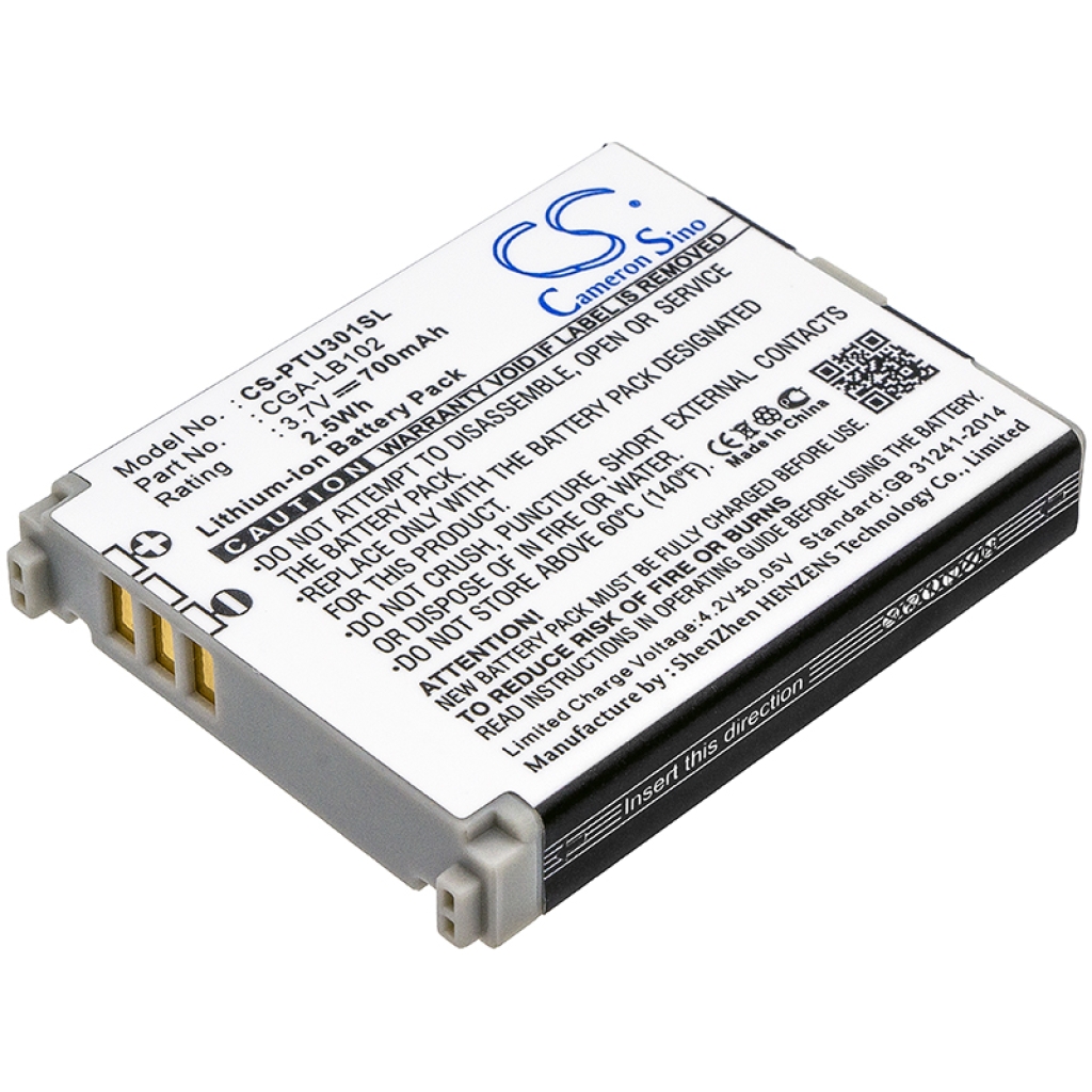 Kompatibilis akkumulátor csere Panasonic CGA-LB102