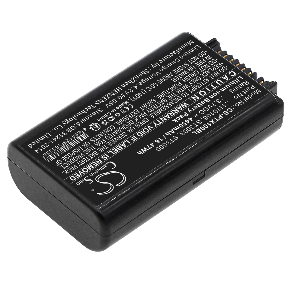 Akkumulátor kompatibilis a következőkkel PSION Zebra CS-PTX100BL