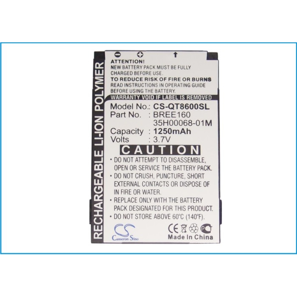 Kompatibilis akkumulátor csere HTC 35H00068-01M,BERR160
