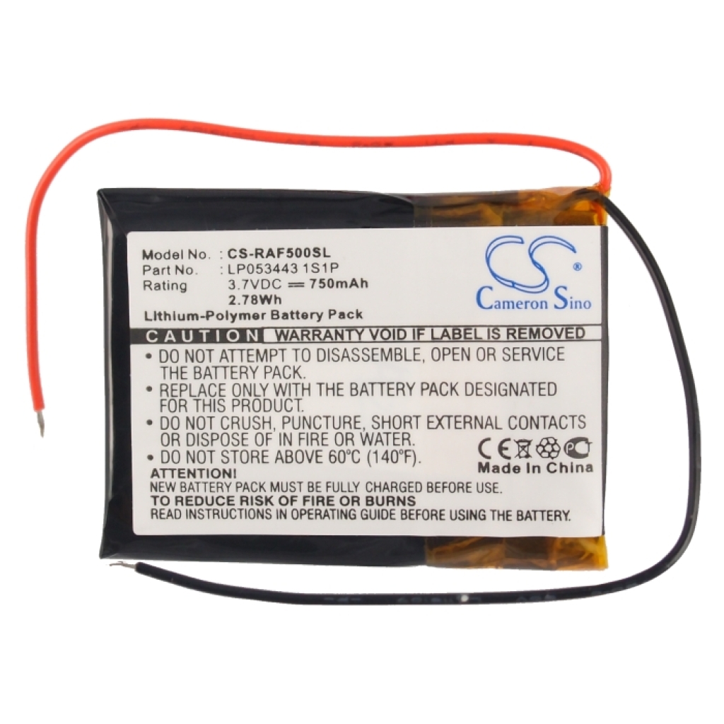 Kompatibilis akkumulátor csere RAC LP053443 1S1P
