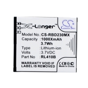CS-RBD230MX<br />Akkumulátorok   akkumulátort cserél RL410B