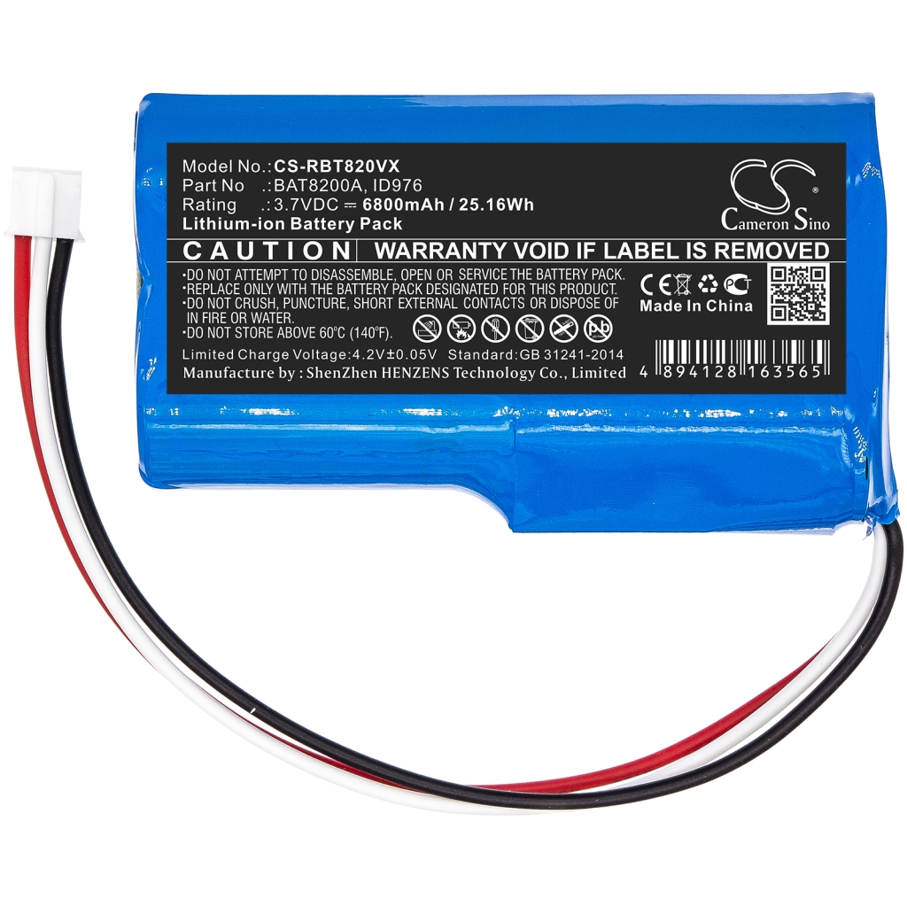 Akkumulátorok Akkumulátorok szerszámokhoz CS-RBT820VX