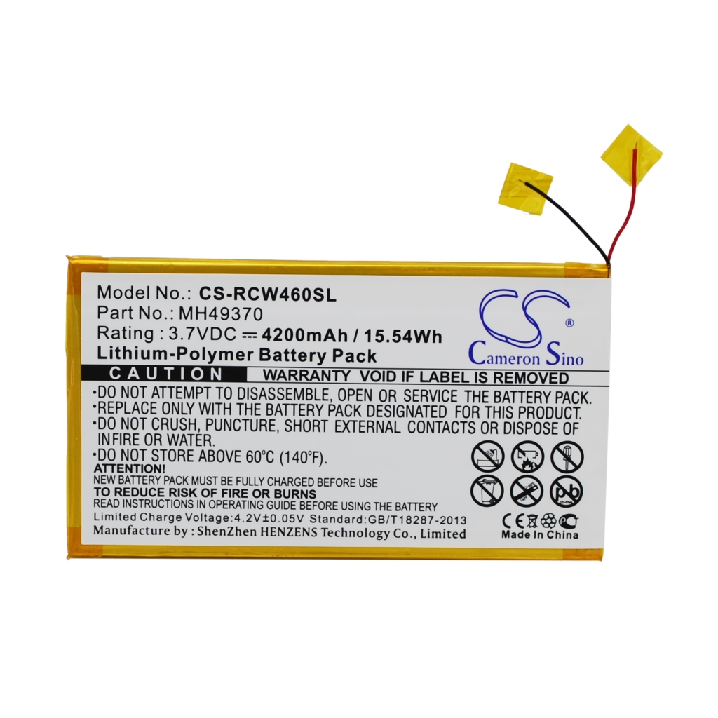 Akkumulátorok tablettákhoz Rca RCT6203W46 (CS-RCW460SL)
