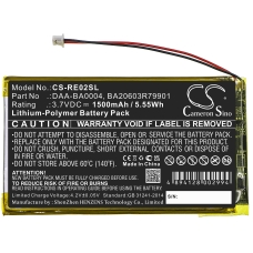 Kompatibilis akkumulátor csere CREATIVE BA20603R79901,DAA-BA0004