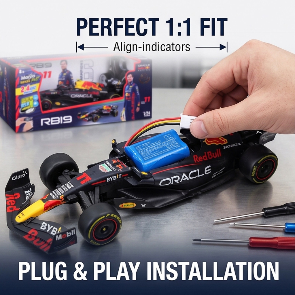 Akkumulátorok kompatibilis a következőkkel Maisto Red Bull Racing RB19 CS-REB190SL