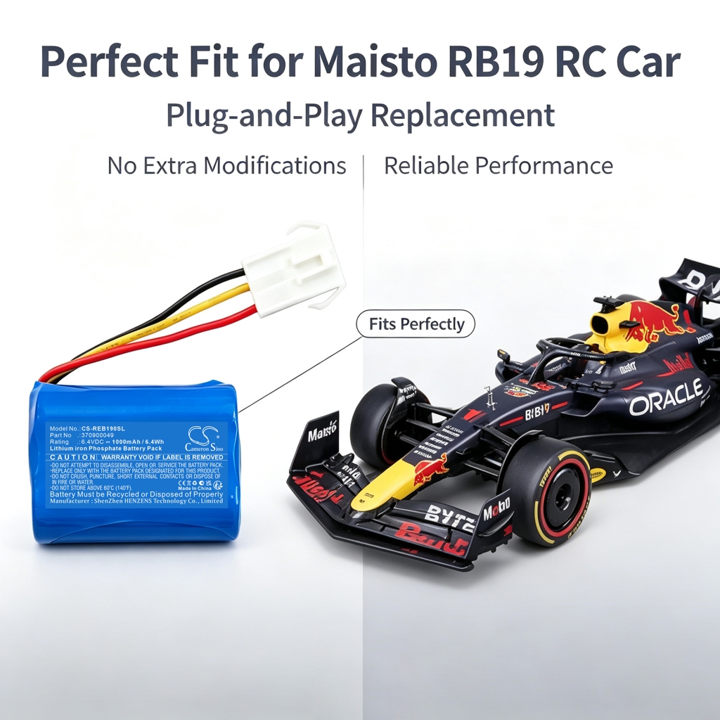 Akkumulátorok kompatibilis a következőkkel Maisto Red Bull Racing RB19 CS-REB190SL