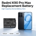 Akkumulátorok kompatibilis a következőkkel Redmi K90 Pro Max CS-RMK910SL