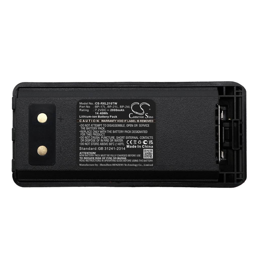 Akkumulátorok rádiókhoz Rexon LIS2013 (CS-RXL210TW)