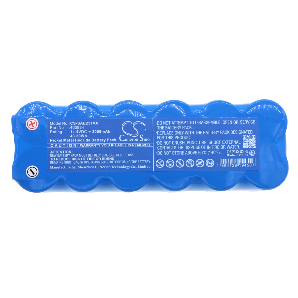 Kompatibilis akkumulátor csere Solac 403884